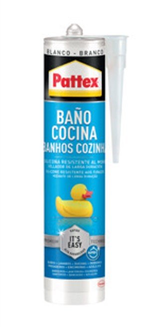 PATTEX-S BAÑOS Y COCINAS CART. 280 ML BLANCA - (IDH:2923015)